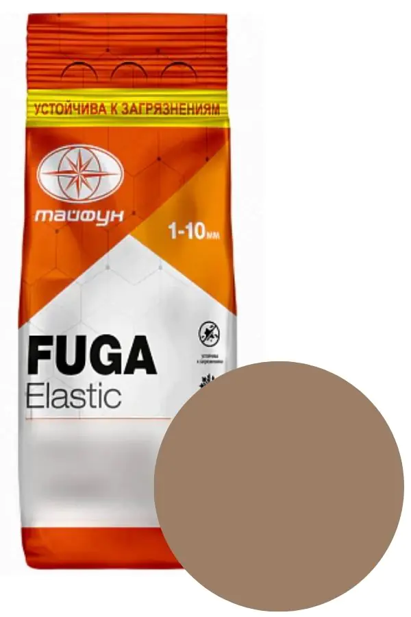 Фуга Тайфун Elastic №123 (светло-коричневый) 2 кг