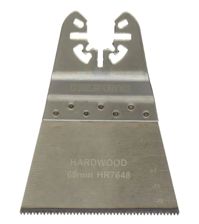 Полотно пильное погружное по твердой древесине 68x40 мм 18TPI CrV Hilberg HR7648