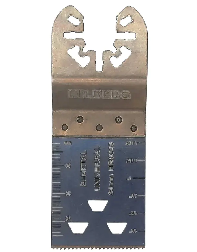 Полотно пильное погружное универсальное 34x40 мм 18TPI Bi-M Hilberg HR9348