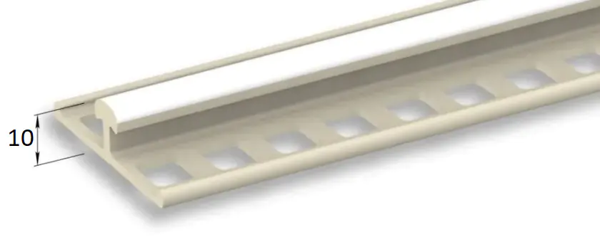 Маяк штукатурный Евро ПВХ 10 мм x 3 м Идеал Ш-М10