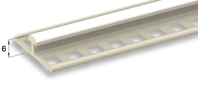 Маяк штукатурный Евро ПВХ 6 мм x 3 м Идеал Ш-М6