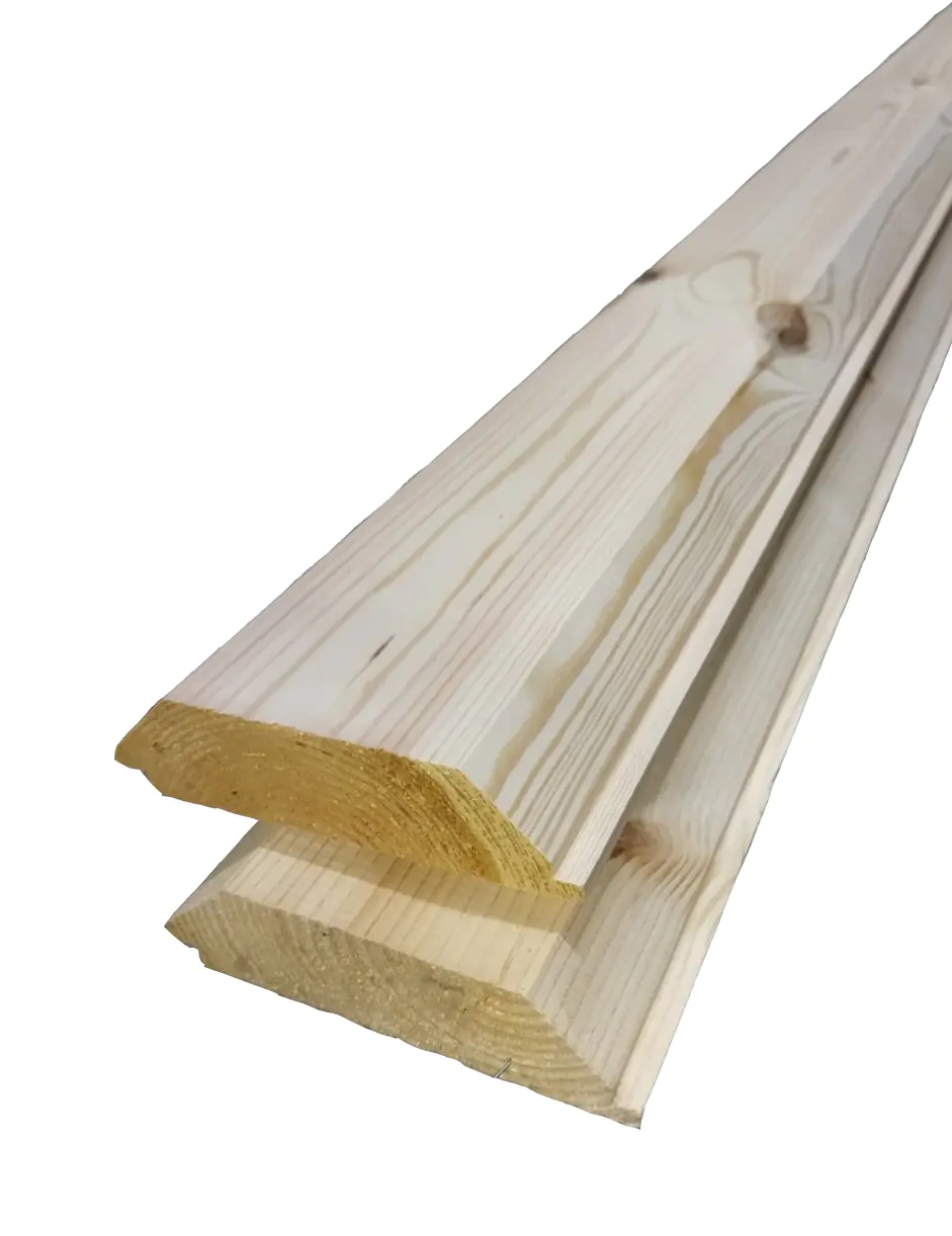 Имитация бруса наружная хвойная 35х126х6000 мм (сорт АВ)