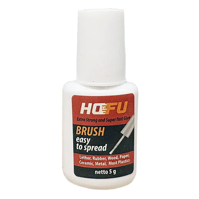 Клей секундный Hofu с кисточкой, 5 г