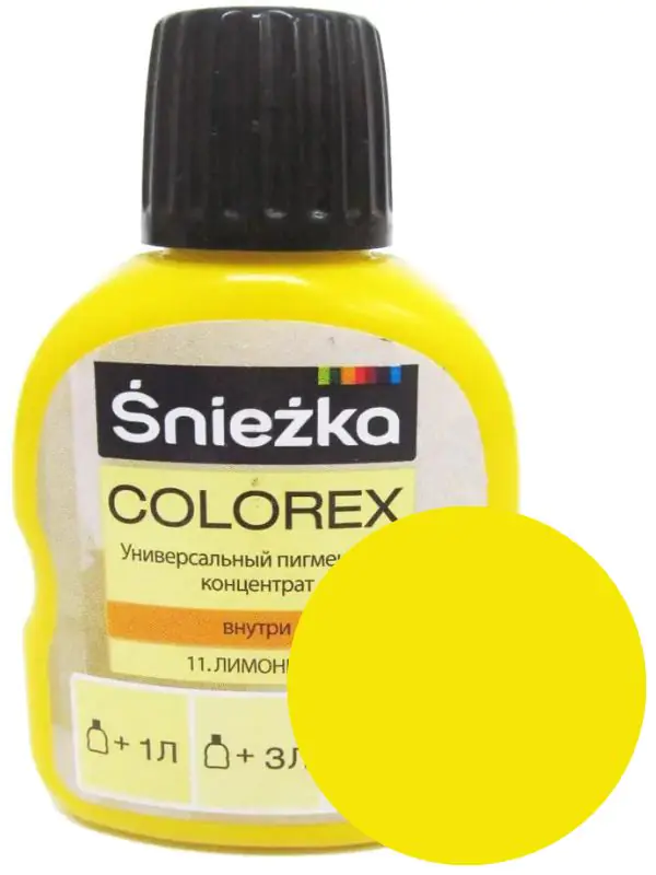 Колер Sniezka Colorex №11 (лимонный) 100 мл