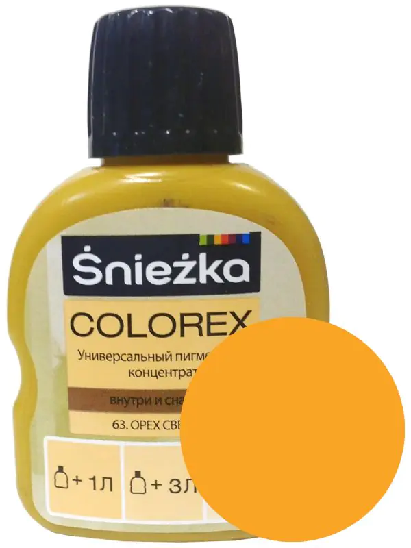 Колер Sniezka Colorex №63 (орех светлый) 100 мл