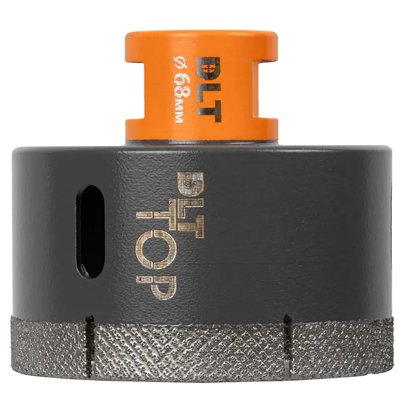 Коронка алмазная 68 мм DLT TOP для керамогранита и камня (2106)