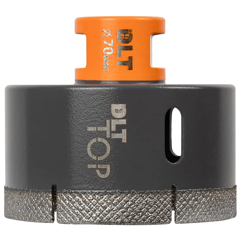 Коронка алмазная 70 мм DLT TOP для керамогранита и камня (2107)