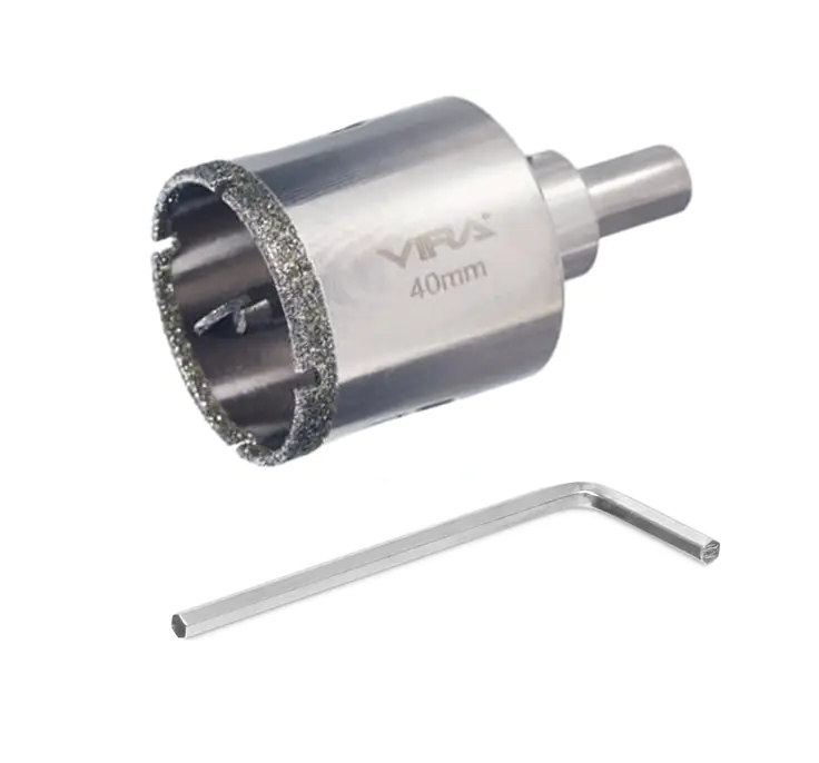 Коронка алмазная 40 мм по керамике, керамограниту, камню VIRA 559516