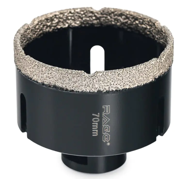 Коронка алмазная по керамике 70 мм для УШМ М14 VIRA RAGE 559525