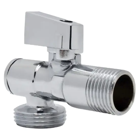 Кран шаровый угловой для стиральной машины 1/2"х3/4" НР MAGNUM