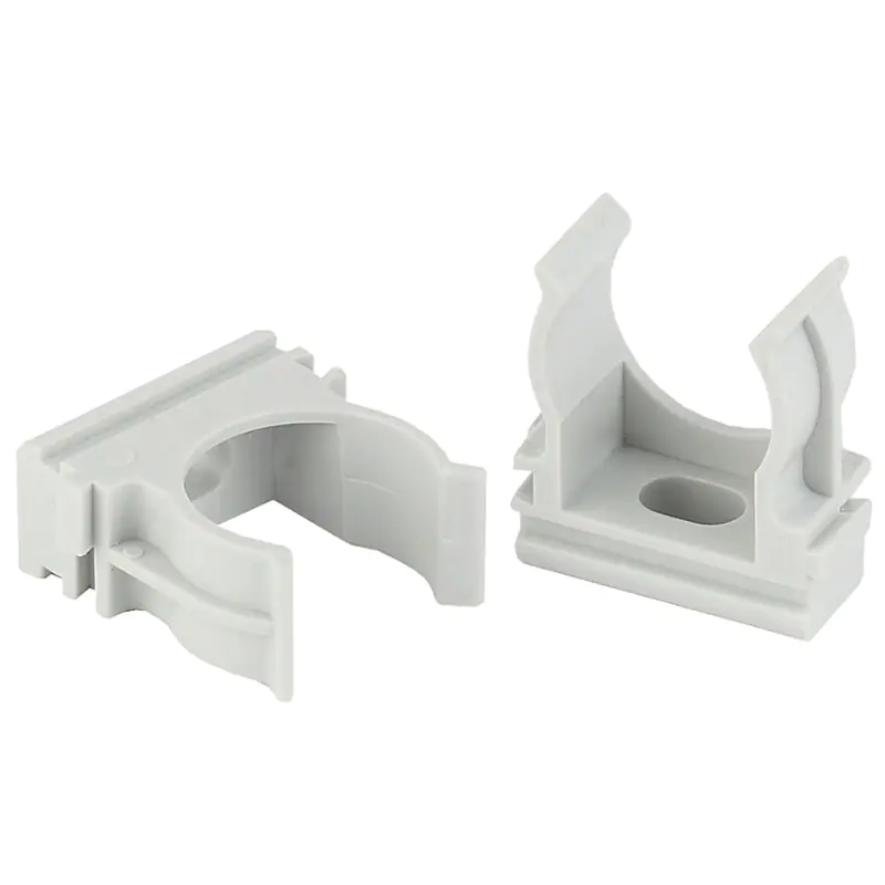 Крепеж-клипса для трубы 16 мм пластиковая серая 10 шт CLIP-16-10