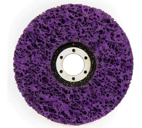 Круг зачистной коралловый 125 мм (фиолетовый) VIRA 558044