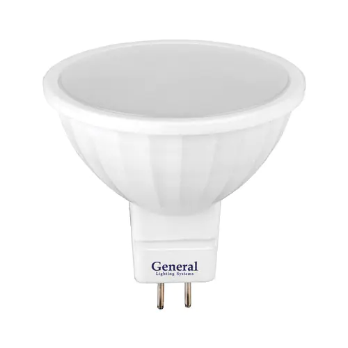 Светодиодная лампа General Lighting 7Вт GU5.3 4000К. Нейтр. белый свет (660155)