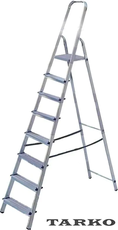 Лестница стремянка алюминиевая 164 см (8 ступеней) Tarko 04108