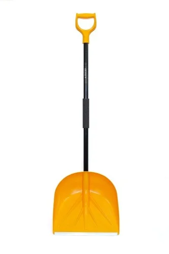 Лопата для уборки снега Санта 420х400 мм (желтая)