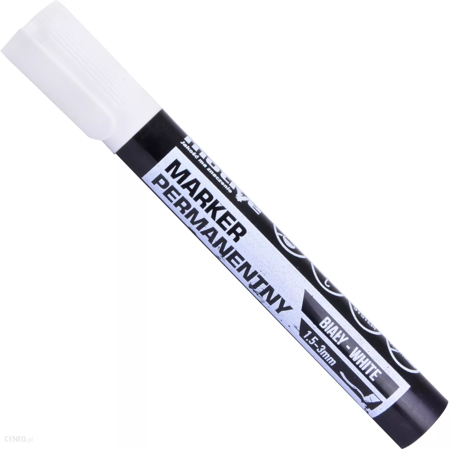 Маркер строительный перманентный (белый)