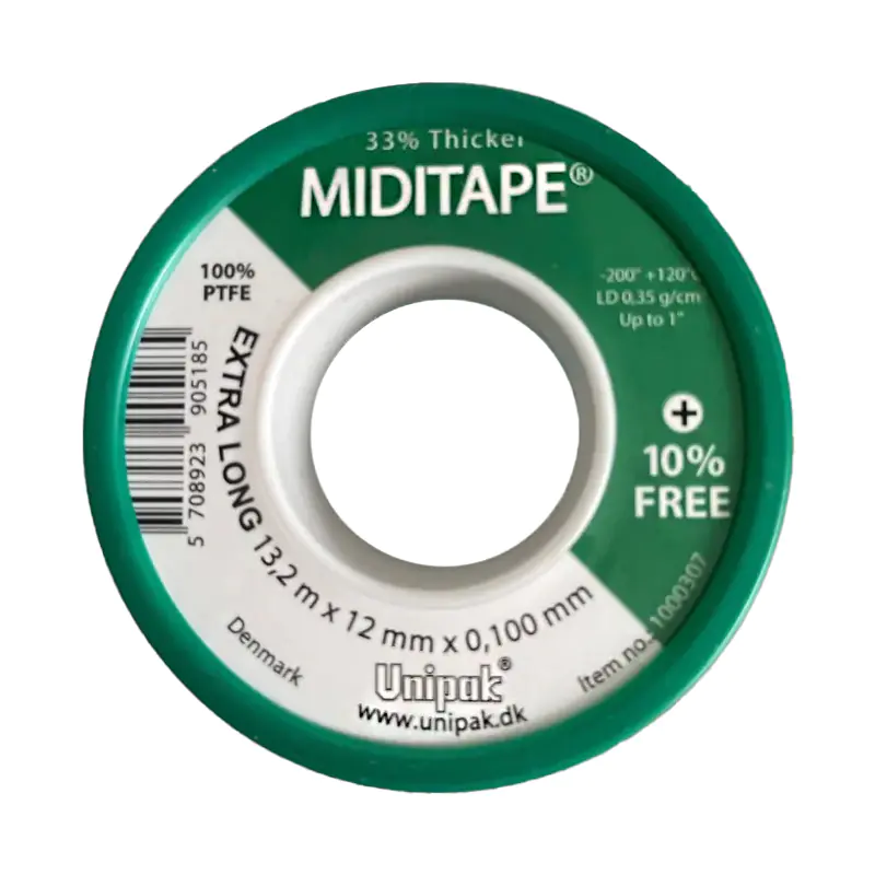 Фум-лента Unipak Miditape 12 мм х 13,2 м