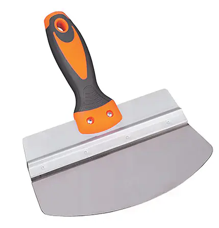 Шпатель для готовых шпатлевок полукруглый 16,5 см