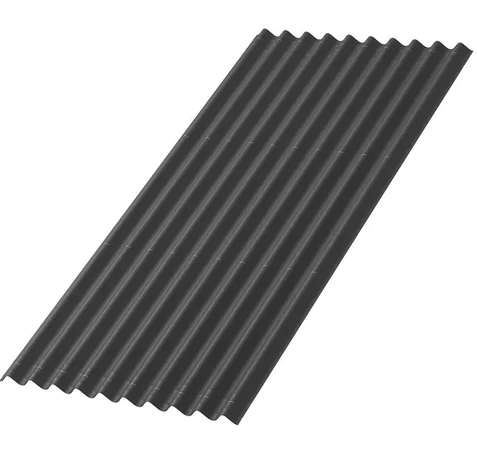 Лист кровельный Ондулин Смарт 1,95х0,95 м (антрацитово-серый)