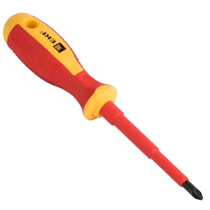 Отвертка диэлектрическая PZ2 100 мм 1000 В EKF Expert