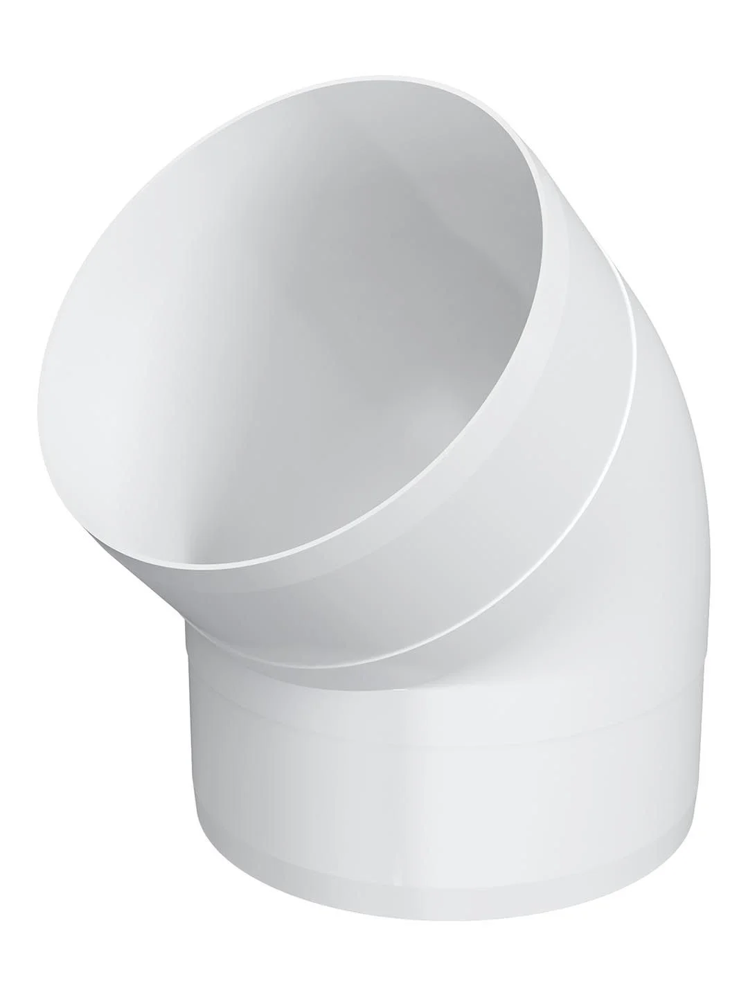 Колено 45º для круглых воздуховодов 100 мм (10ККП45)