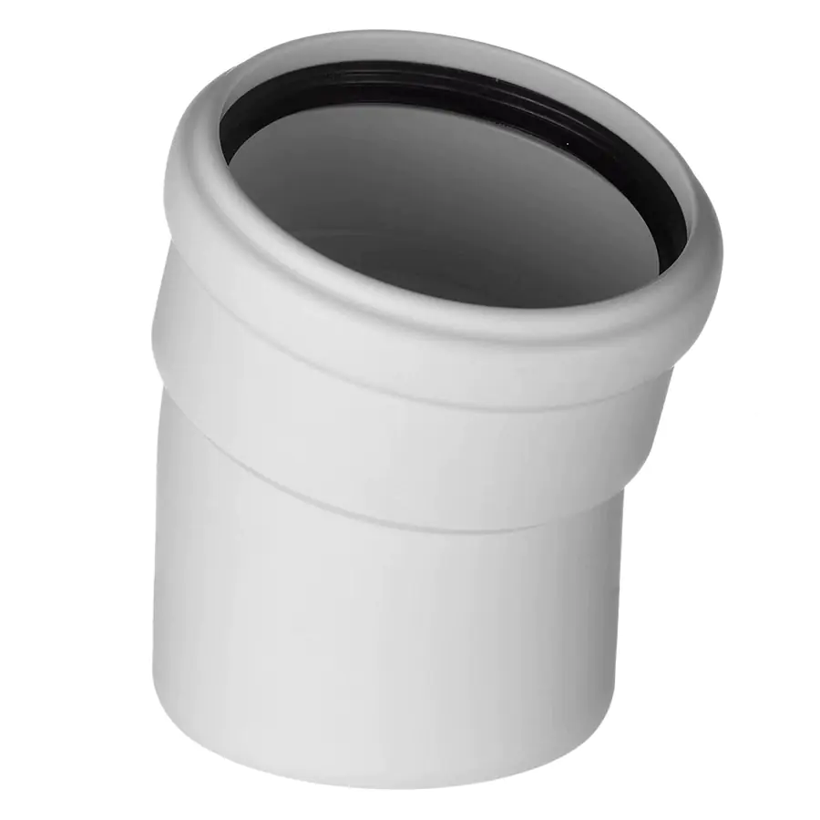 Отвод для бесшумной канализации 15º (110 мм) Ostendorf Skolan