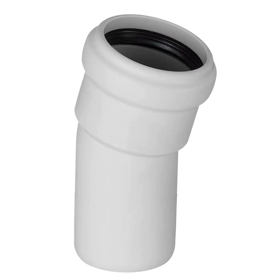 Отвод для бесшумной канализации 15º (58 мм) Ostendorf Skolan