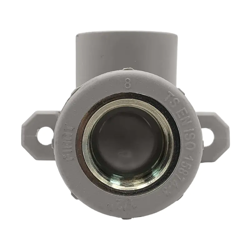 Отвод комбинированный с внутренней резьбой 20х1/2" с креплением FIRAT ПП