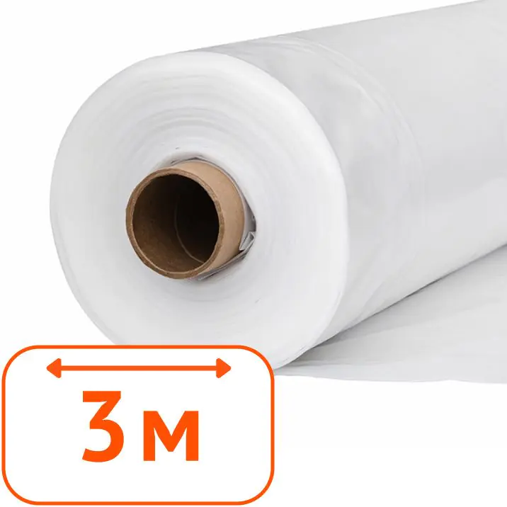 Плёнка Тепличная 120 мкм ТУ, ширина 3 м (рукав 1,5 м), цена за м.п.