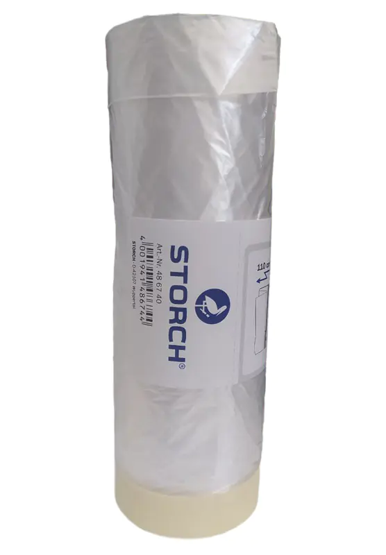 Пленка укрывочная Storch CQ Folie с клейкой лентой 1,10х33 м