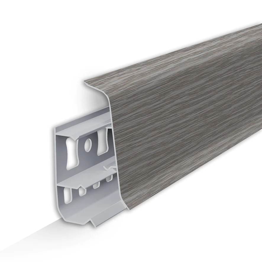 Плинтус напольный Идеал Деконика 55 мм 2,2 м (210, дуб пепельный)