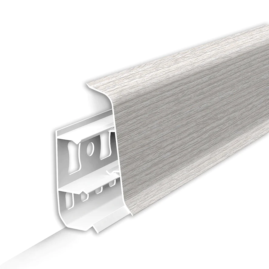 Плинтус напольный Идеал Деконика 55 мм 2,2 м (265, клен патина)