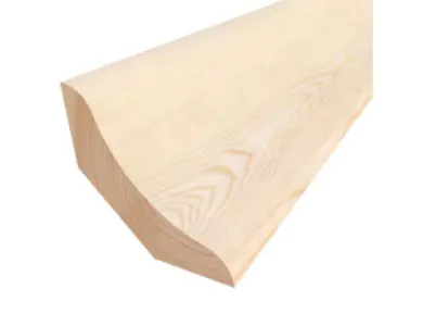 Плинтус напольный без фаски 45х12х3000 мм (сорт А)