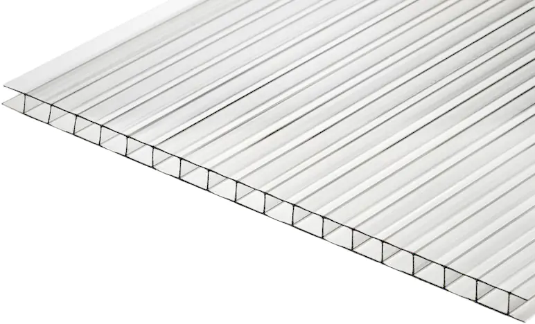 Поликарбонат сотовый Skarb 4 мм (прозрачный) 2,1 х 6 м