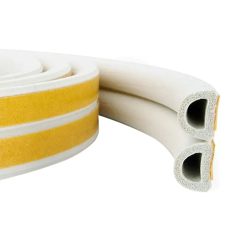 Уплотнитель "D" белый 9х8 мм 6 м Starfix SF1012-01