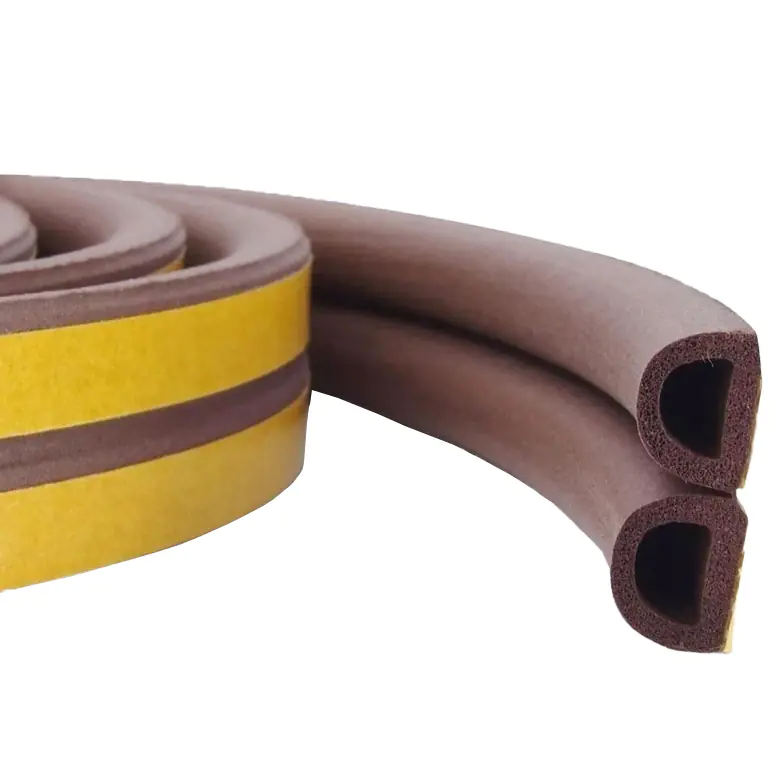 Уплотнитель "D" коричневый 9х8 мм 6 м Starfix SF1012-02