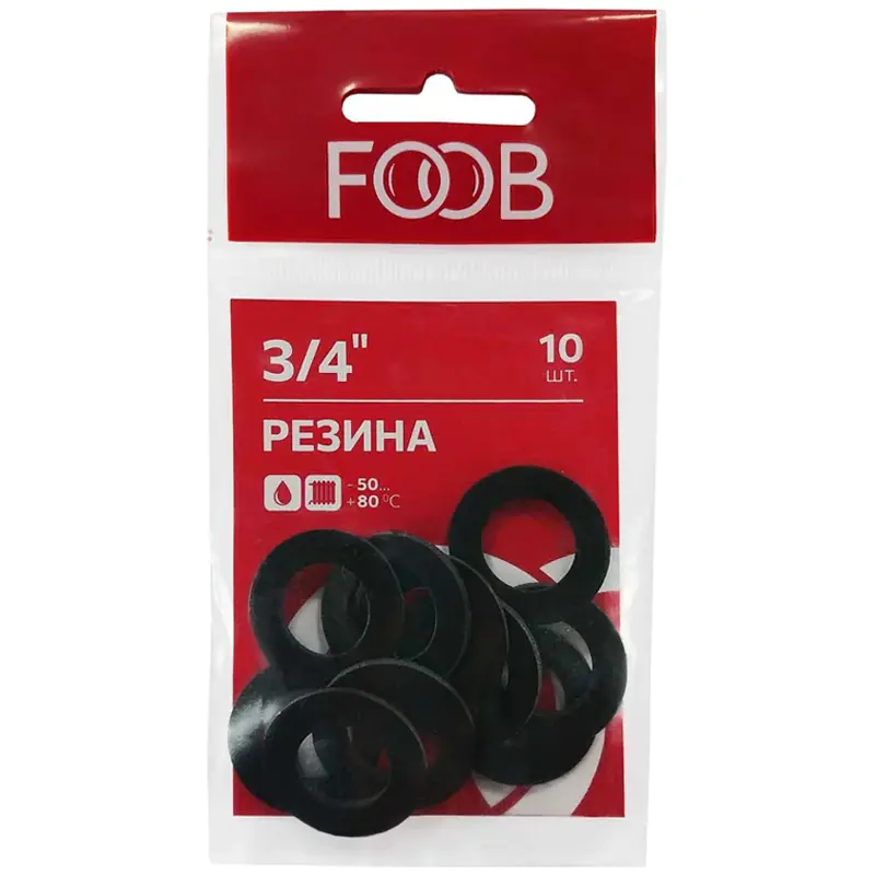 Набор резиновых прокладок FOOB 3/4 (10 шт)