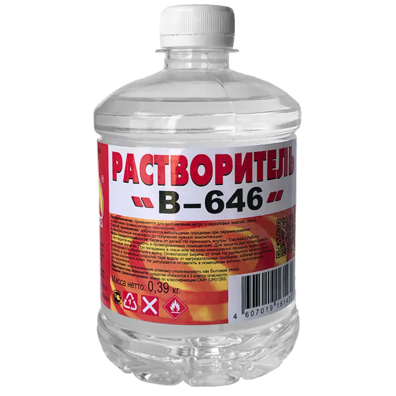 Растворитель В-646 Вершина 0,5 л