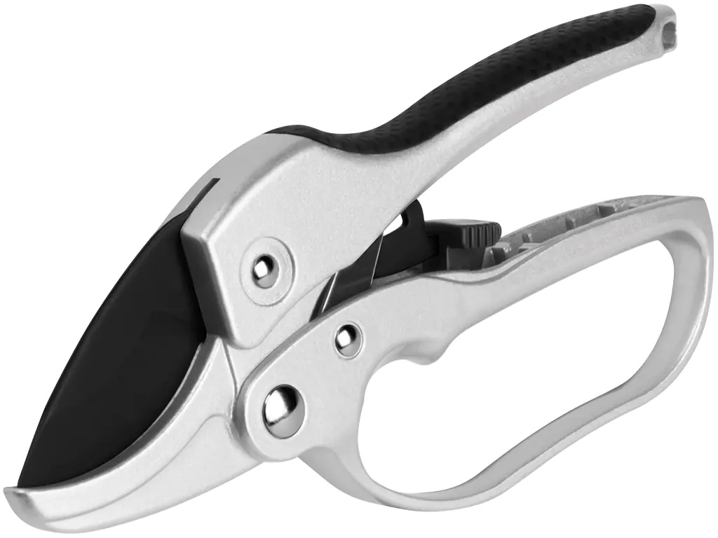 Секатор профессиональный с храповым механизмом 175 мм 0133