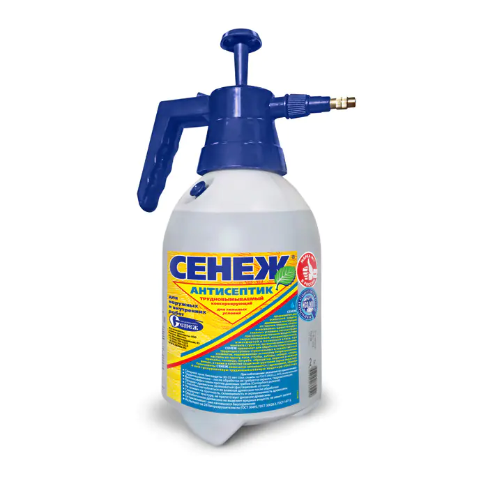 Антисептик для дерева Сенеж помпа, 2 кг