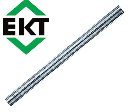 Шпилька резьбовая оцинкованная М10 х 2000 мм класс прочности 8.8