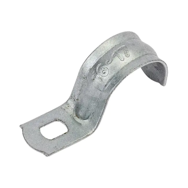 Скоба металлическая однолапковая d 16-17 мм 100 шт SMO-16-17