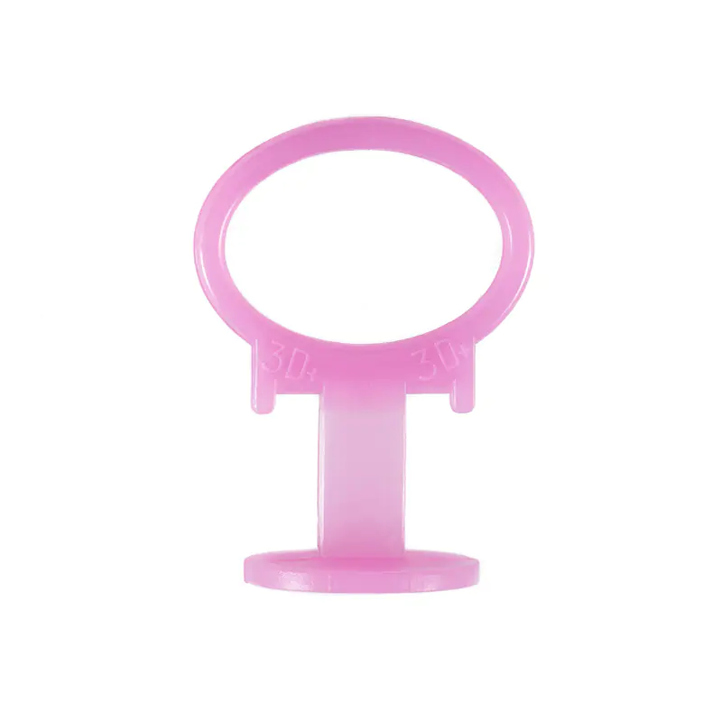 Зажим SLIM 1 мм 3D Krestiki СВП (розовый) 100 шт