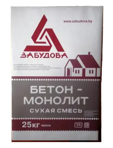 Смесь Забудова № 117 Бетон-монолит, 25 кг