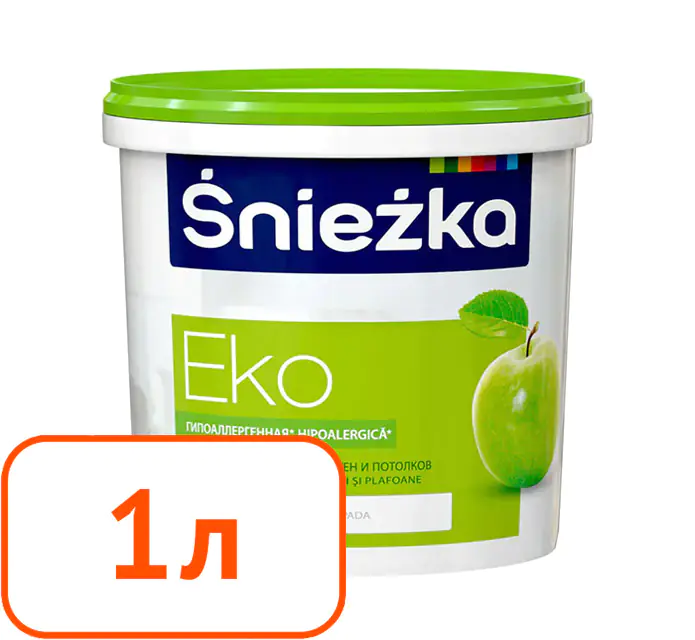 Краска Sniezka EKO интерьерная, 1 л