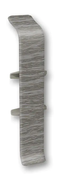 Соединитель для плинтуса Идеал Деконика 70 мм (210, дуб пепельный)