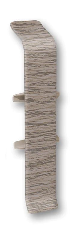 Соединитель для плинтуса Идеал Деконика 70 мм (215, дуб снежный)