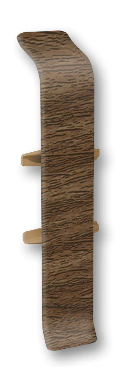 Соединитель для плинтуса Идеал Деконика 70 мм (291, орех)