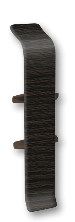 Соединитель для плинтуса Идеал Деконика 70 мм (303, венге темный)