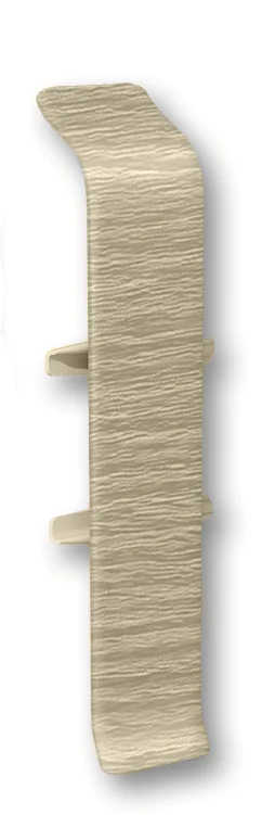 Соединитель для плинтуса Идеал Деконика 70 мм (418, дуб жемчужный)